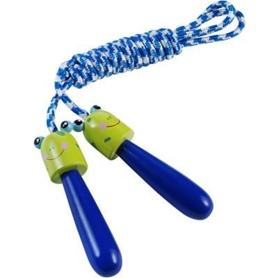 Branded Promotional CHILDRENS SKIPPING ROPE in Cobalt Blue Skipping Rope From Concept Incentives.