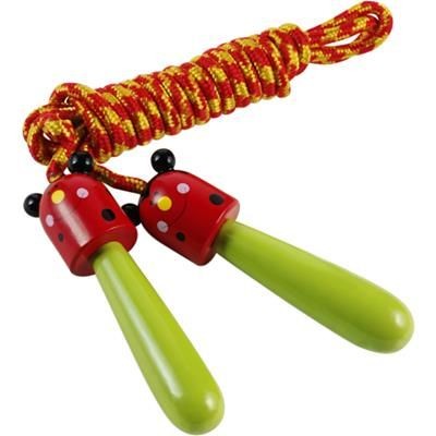 Branded Promotional CHILDRENS SKIPPING ROPE in Pale Green Skipping Rope From Concept Incentives.