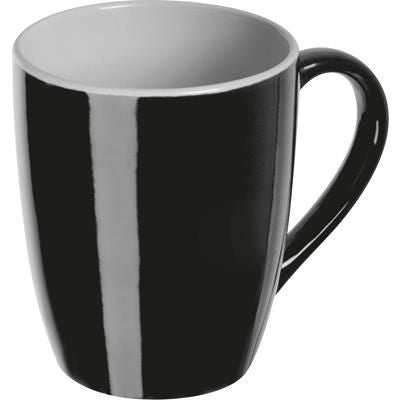 Branded Promotional COLORED CERAMIC POTTERY CUP Mug From Concept Incentives.