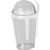 Branded Promotional PLASTIC YOGHURT CUP with Spoon Mug From Concept Incentives.
