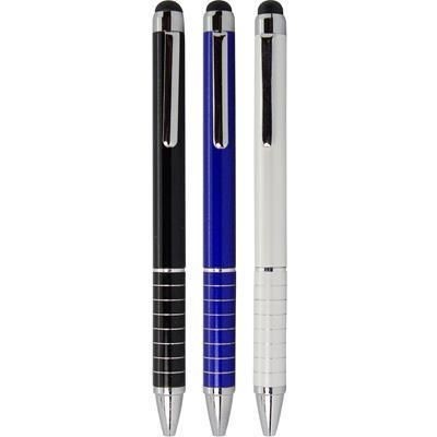 Branded Promotional LITE TOUCH XL BALL PEN in Black Pen From Concept Incentives.