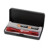 Branded Promotional MINI MAG-LITE AA TORCH in Red Torch From Concept Incentives.