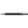 Branded Promotional PUSH BUTTON PLASTIC BALL PEN in Black Pen From Concept Incentives.