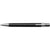 Branded Promotional PUSH BUTTON PLASTIC BALL PEN in Black Pen From Concept Incentives.