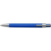 Branded Promotional PUSH BUTTON PLASTIC BALL PEN in Blue Pen From Concept Incentives.