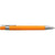 Branded Promotional PUSH BUTTON PLASTIC BALL PEN in Orange Pen From Concept Incentives.