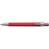 Branded Promotional PUSH BUTTON PLASTIC BALL PEN in Red Pen From Concept Incentives.