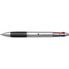 Branded Promotional MULTI FUNCTION BALL PEN in Silver & Black Pen From Concept Incentives.