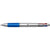 Branded Promotional MULTI FUNCTION BALL PEN in Silver & Blue Pen From Concept Incentives.