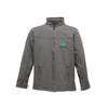 Branded Promotional REGATTA UPROAR SOFTSHELL JACKET MENS in Grey Jacket From Concept Incentives.