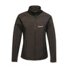 Branded Promotional SOFTSHELL (LADIES) in Black Jacket From Concept Incentives.