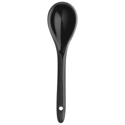 Branded Promotional COLOURFUL SPOON in Black Spoon From Concept Incentives.
