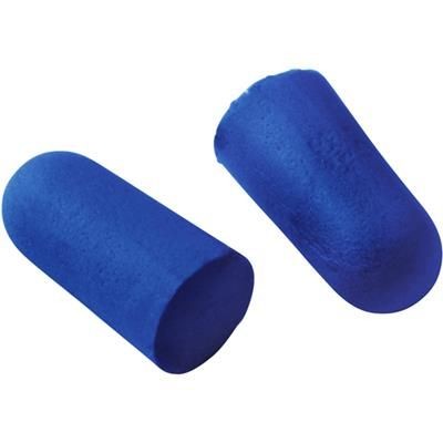 Branded Promotional MEMORY FOAM EARPLUGS in Blue Ear Plugs From Concept Incentives.