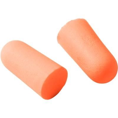 Branded Promotional MEMORY FOAM EARPLUGS in Orange Ear Plugs From Concept Incentives.