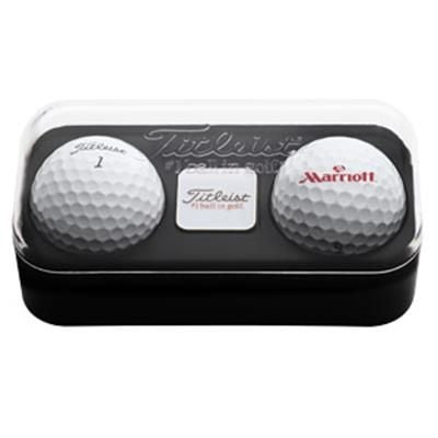 Branded Promotional TITLEIST 2 BALL PACK with Ball Golf Marker Golf Balls From Concept Incentives.