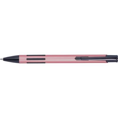 Branded Promotional METAL LACQUERED BALL PEN  in Pink Pen From Concept Incentives.