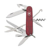 Branded Promotional VICTORINOX HUNTSMAN KNIFE in Transparent Red Knife From Concept Incentives.