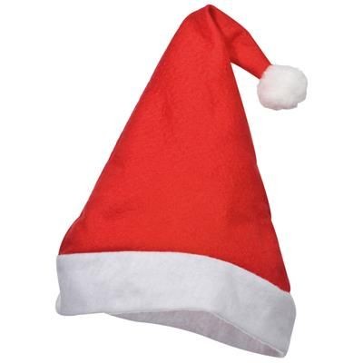 Branded Promotional CHRISTMAS CAP Hat From Concept Incentives.