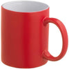 Branded Promotional COLOUR CHANGING MUG in Red Mug From Concept Incentives.