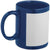 Branded Promotional SUBLIMATION MUG in Blue Mug From Concept Incentives.