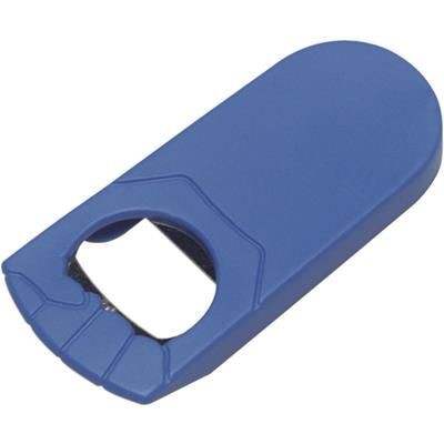 Branded Promotional FIST SHAPE BOTTLE OPENER in Blue Bottle Opener From Concept Incentives.