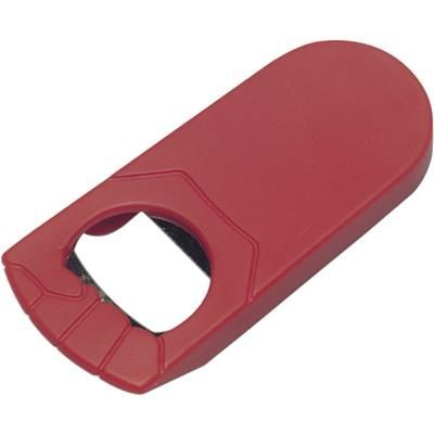 Branded Promotional FIST SHAPE BOTTLE OPENER in Red Bottle Opener From Concept Incentives.