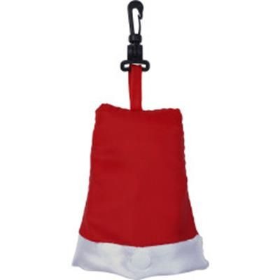 Branded Promotional FOLDING CHRISTMAS SHOPPER TOTE BAG Bag From Concept Incentives.