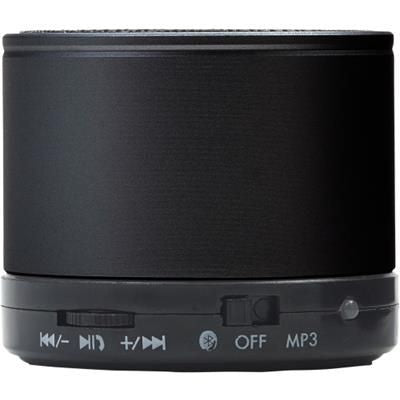 Branded Promotional CORDLESS SPEAKER in Black Speakers From Concept Incentives.