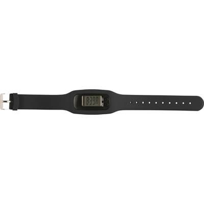 Branded Promotional PEDOMETER with Silicon Wrist Band Pedometer From Concept Incentives.