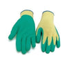 Branded Promotional BLACKROCK LATEX COATED SAFETY GLOVES in Yellow & Green Gloves From Concept Incentives.