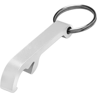 Branded Promotional KEYRING BOTTLE OPENER in Yellow Bottle Opener From Concept Incentives.