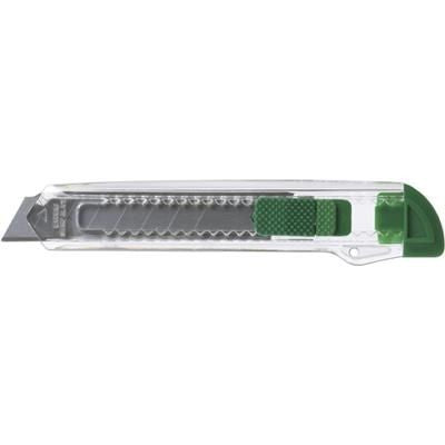 Branded Promotional TRANSLUCENT HOBBY CUTTER in Clear & Green Knife From Concept Incentives.