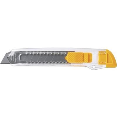 Branded Promotional TRANSLUCENT HOBBY CUTTER in Clear & Yellow Knife From Concept Incentives.