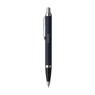 Branded Promotional PARKER IM NEW STYLE PEN in Dark Blue Pen From Concept Incentives.