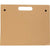 Branded Promotional CARDBOARD CARD WRITING FOLDER in Black Document Wallet From Concept Incentives.