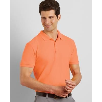 Branded Promotional GILDAN PREMIUM COTTON ADULT DOUBLE PIQUE POLO SHIRT Polo Shirt From Concept Incentives.