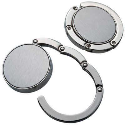 Branded Promotional ROSE HILL HANDBAG HANGER HOOK in Silver Handbag Hanger From Concept Incentives.