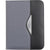Branded Promotional A5 CONFERENCE FOLDER in Grey & Black Conference Folder From Concept Incentives.