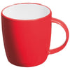 Branded Promotional MARTINEZ CERAMIC POTTERY MUG in Red Mug From Concept Incentives.