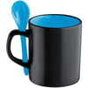 Branded Promotional CERAMIC POTTERY MUG in Blue Mug From Concept Incentives.