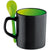 Branded Promotional CERAMIC POTTERY MUG in Green Mug From Concept Incentives.