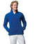 Branded Promotional JERZEES ZIP NECK OUTDOOR FLEECE Fleece From Concept Incentives.