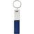 Branded Promotional STEEL KEYRING CHAIN with PU Loop in Black Keyring From Concept Incentives.