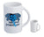 Branded Promotional STRAIGHT CERAMIC POTTERY COFFEE MUG in White Mug From Concept Incentives.