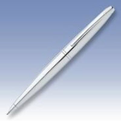 Branded Promotional CROSS ATX BALL PEN in Pure Silver Chrome Finish Pen From Concept Incentives.