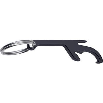 Branded Promotional ALUMINIUM METAL KEYRING CHAIN with Bottle Opener & Can Opener Bottle Opener From Concept Incentives.