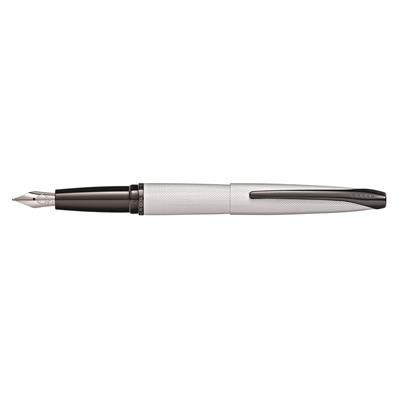 Branded Promotional CROSS ATX BRUSHED SILVER CHROME FOUNTAIN PEN Pen From Concept Incentives.