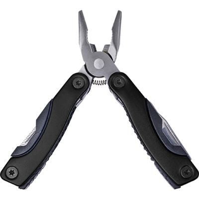 Branded Promotional COMPACT MULTIFUNCTION TOOL in Black Multi Tool From Concept Incentives.
