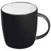 Branded Promotional CERAMIC POTTERY MUG in Black Mug From Concept Incentives.