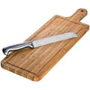 Branded Promotional BAMBOO CHOPPING BOARD with Knife in Brown Chopping Board From Concept Incentives.